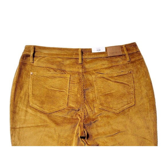 Judy Blue High Rise Camel Corduroy Bootcut Pant Women's 22W Stretch #AR88521 NWT - Picture 13 of 16